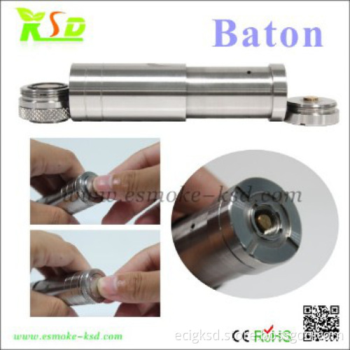 2014 newest fit for 18350 18500 18650 batteries in stock baton mod